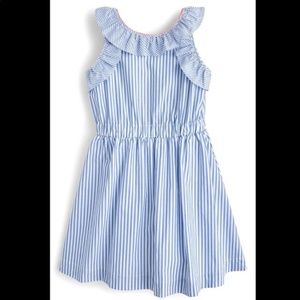 Crew Cuts/J.Crew blue and white dress size 8